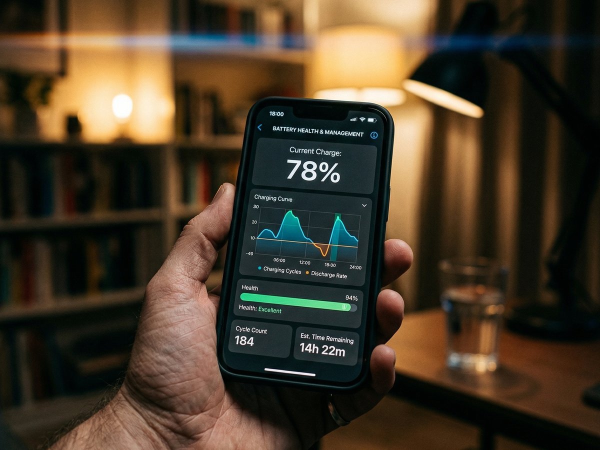 Marstek App Dashboard auf dem Smartphone